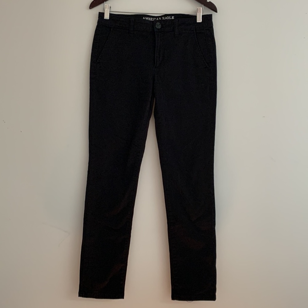 American Eagle black skinny pants